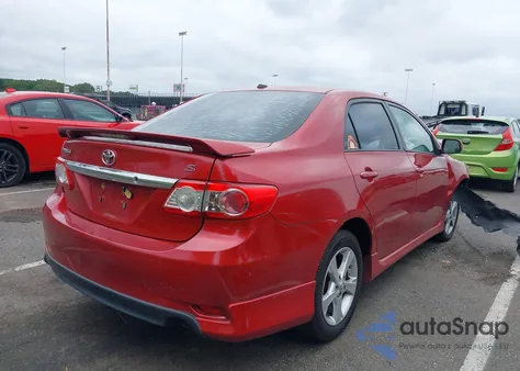 2011 Toyota Corolla S from USA, damaged, VIN 2T1BU4EE9BC671667
